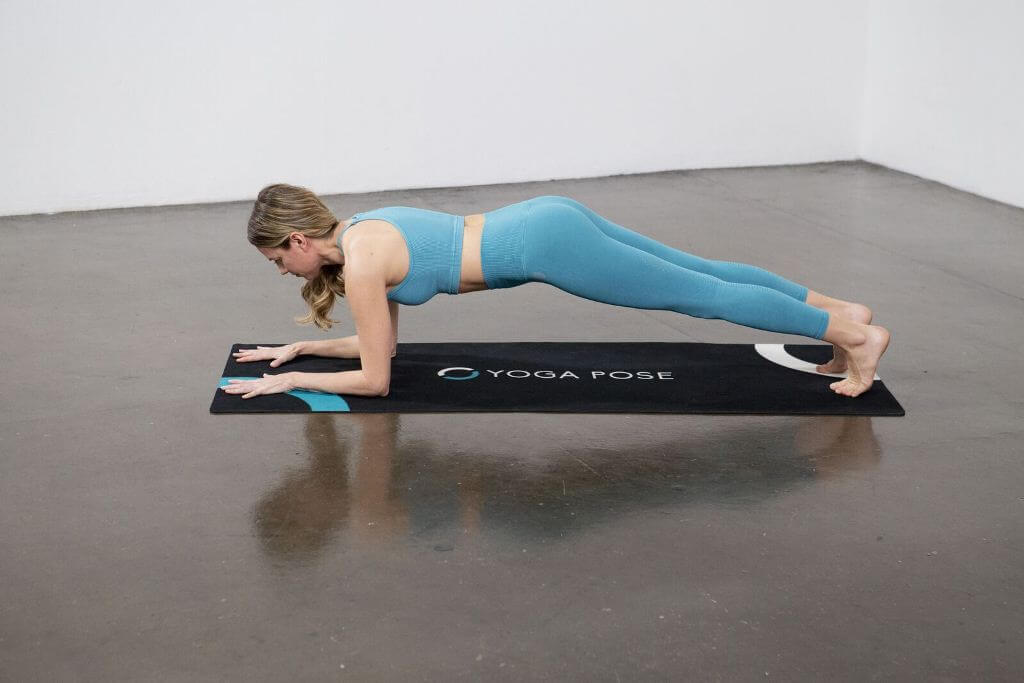 Dolphin Plank Pose (Makara Adho Mukha) - Yoga Pose