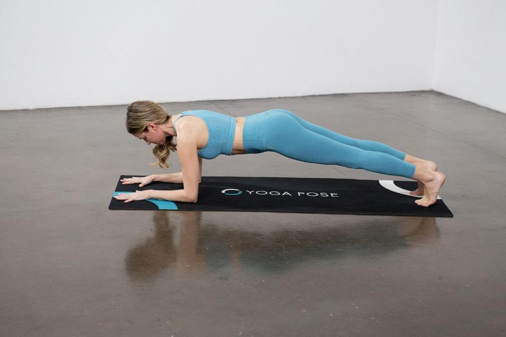 Dolphin Plank Pose (Makara Adho Mukha) - Yoga Pose