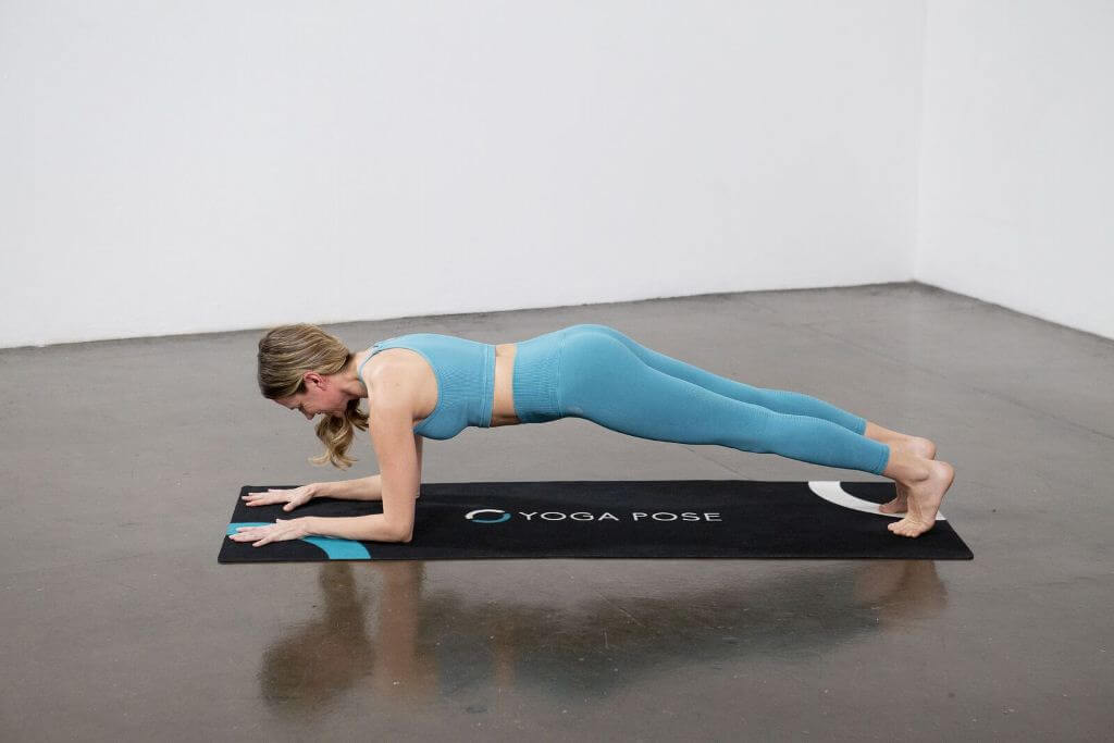 Plank pose - pose of the month