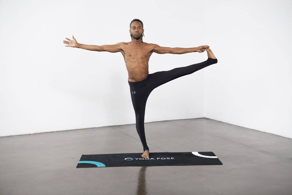 Extended Hand to Big Toe Pose (Utthita Hasta Padangustasana) - Yoga Pose