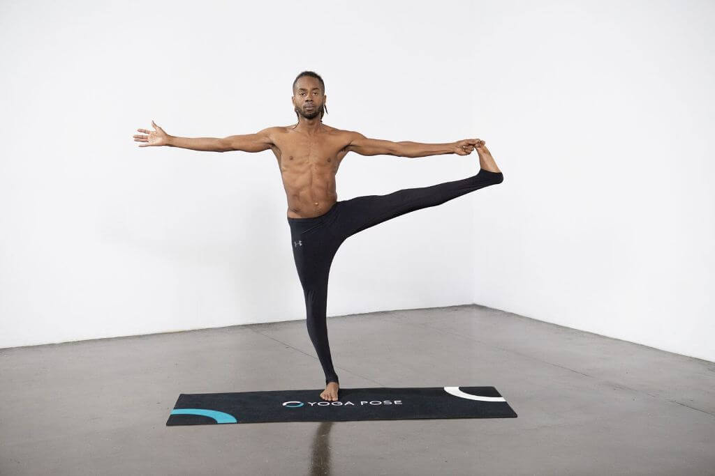 Extended Hand to Big Toe Pose (Utthita Hasta Padangustasana) - Yoga Pose