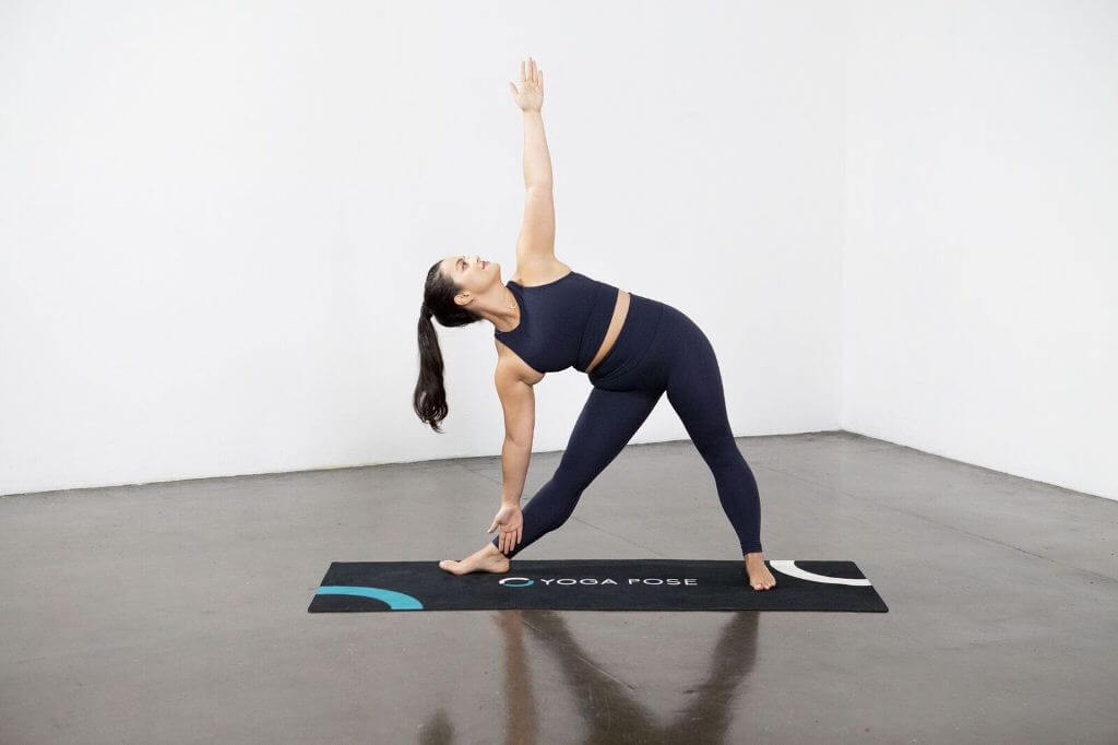 Extended Triangle Pose (Trikonasana) - Yoga Pose