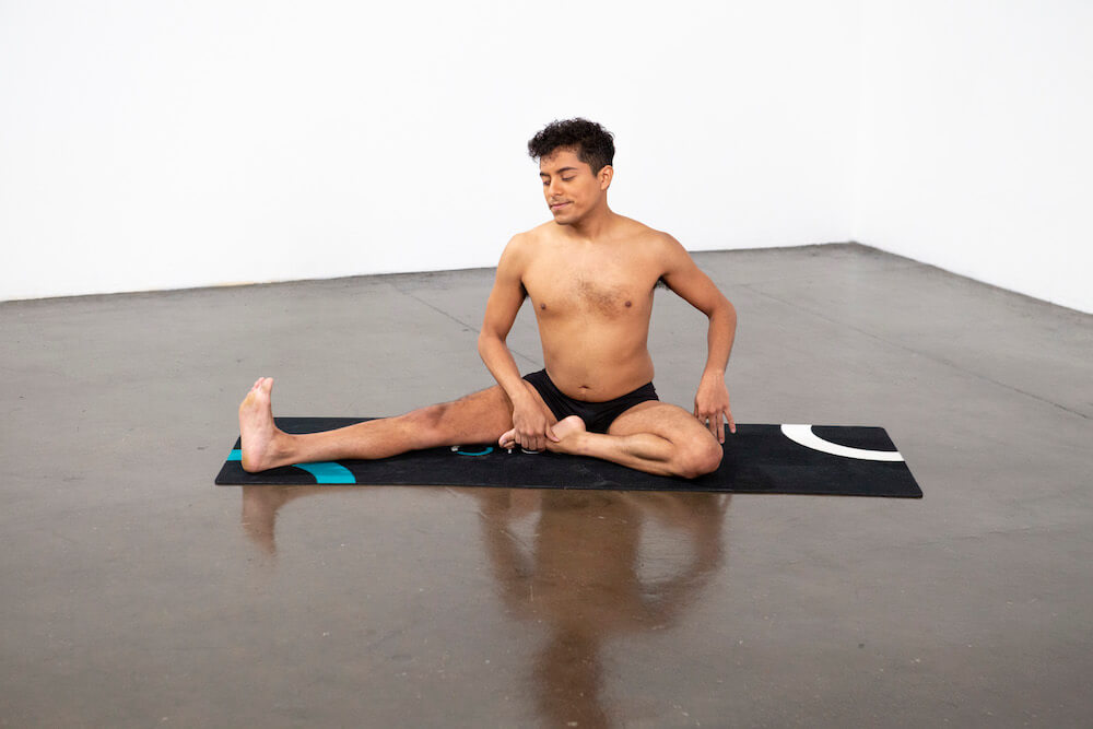 Revolved Head to Knee Pose (Parivrtta Janu Sirsasana) - Yoga Pose