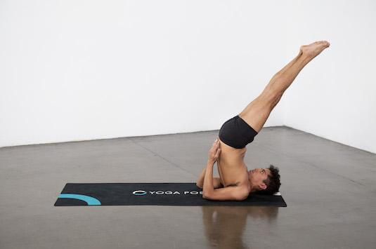 Unsupported Shoulder Stand Pose (Niralamba Sarvangasana) - Yoga Pose