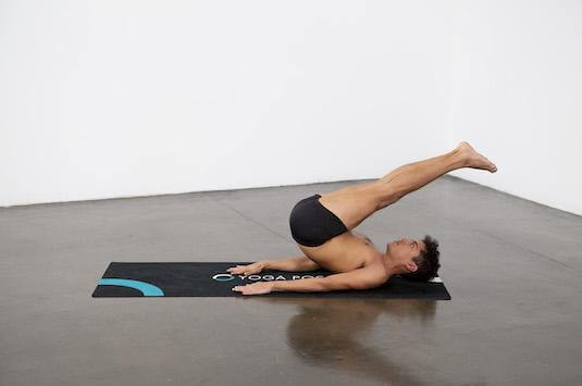 Unsupported Shoulder Stand Pose (Niralamba Sarvangasana) - Yoga Pose