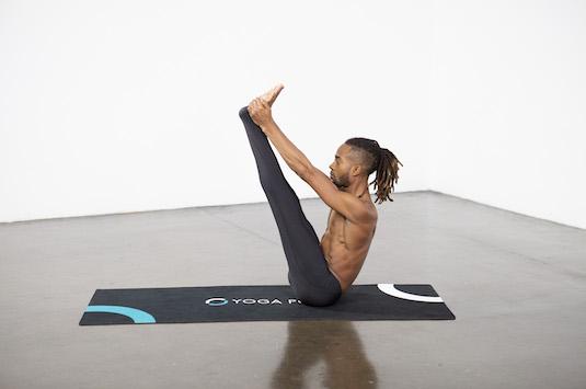 Premium Photo | Young woman doing sport exercise seated forward bend  paschimottanasana