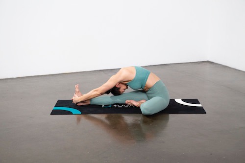 Seated Head-to-Knee Forward Bend Pose (Paschimottanasana) - Yoga Pose