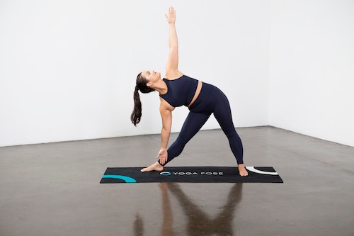 Extended Triangle Pose (Trikonasana) - Yoga Pose
