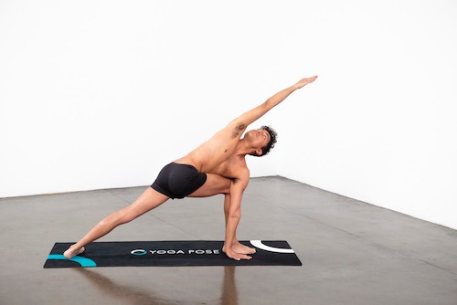 Revolved Side Angle Pose (Parivrtta Parsvakonasana) - Yoga Pose