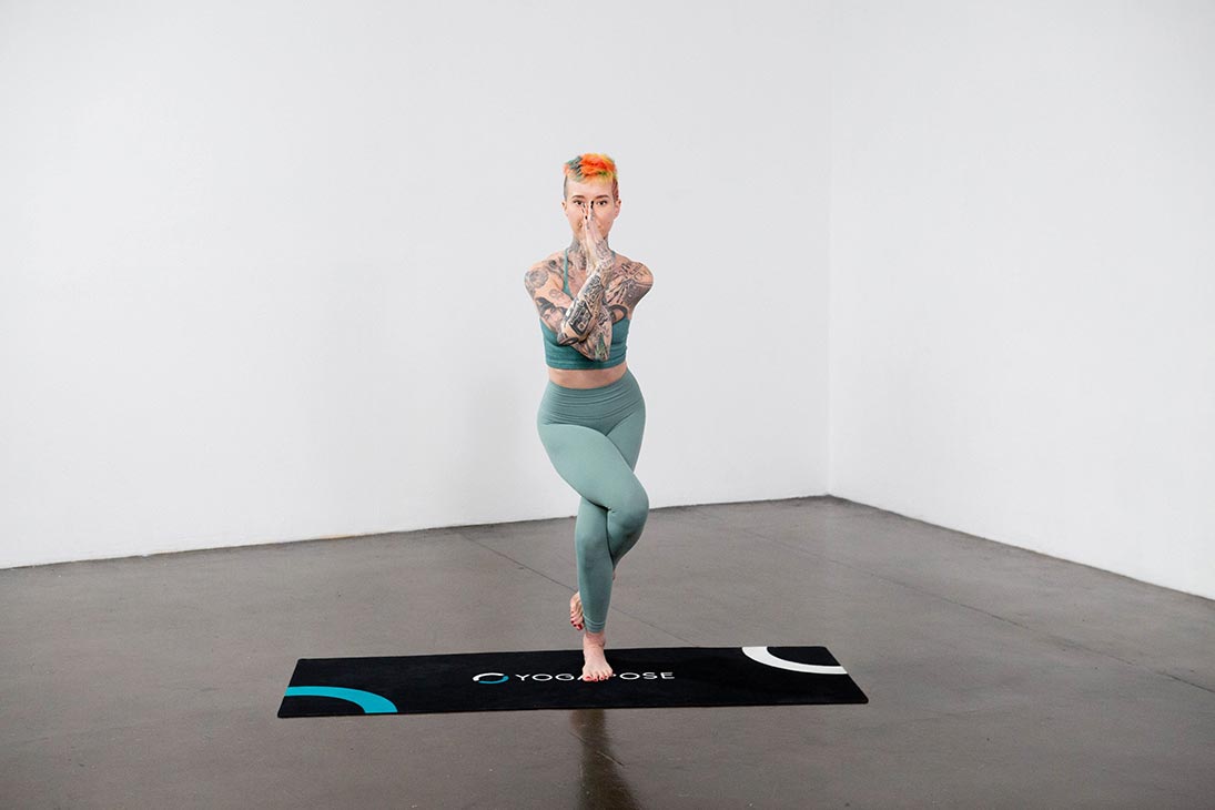 The Anatomy Of Standing Half-bound Lotus Pose - Yoganatomy