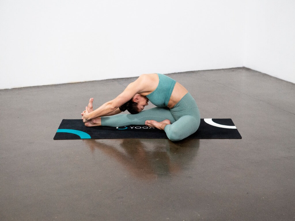 Head-to-Knee Forward Bend Pose (Janu Sirsasana) - Yoga Pose