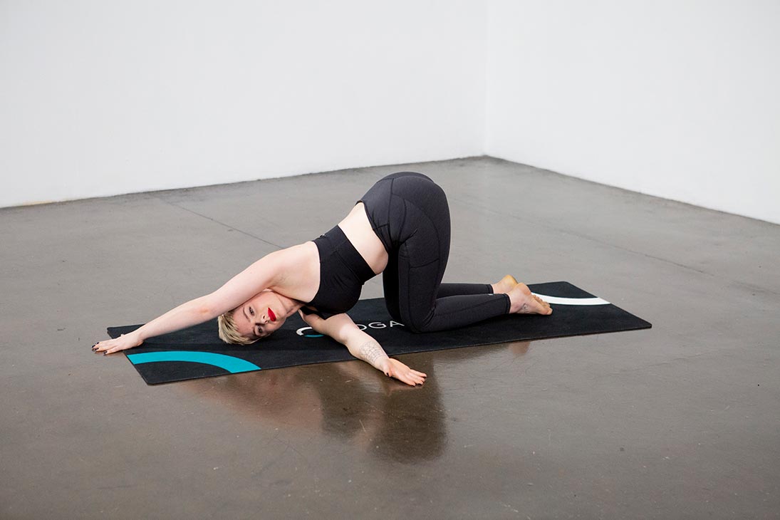 Thread the Needle Pose (Parsva Balasana)