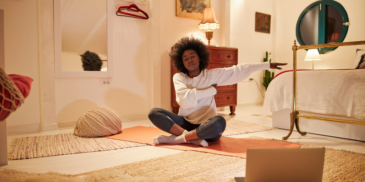 woman-practicing-hot-yoga-at-home