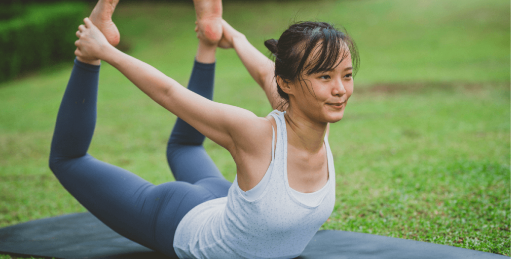 Bow pose (Dhanurasana)